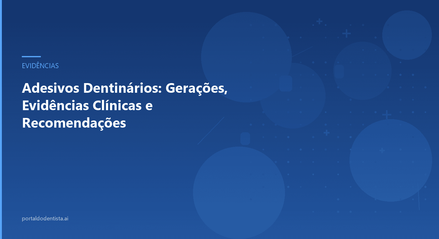 Adesivos Dentinários: Gerações, Evidências Clínicas e Recomendações